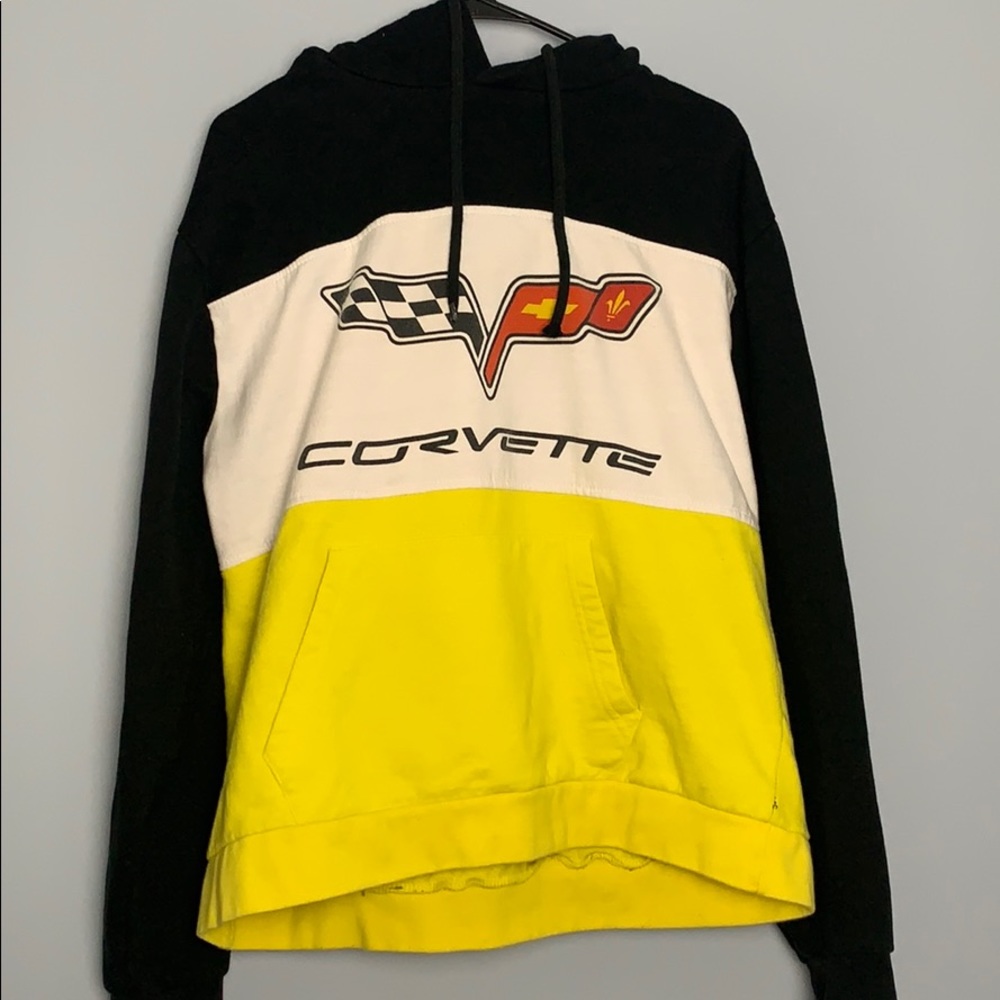 Vintage Corvette Long Hoodie